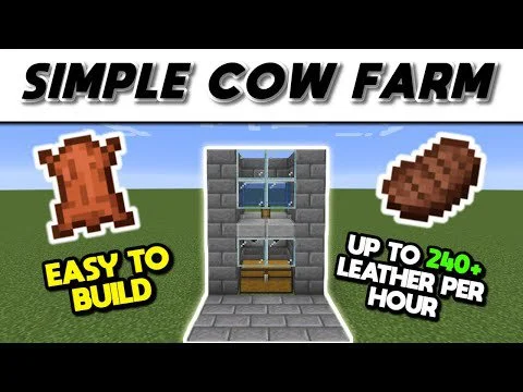 How to Make a Cow Farm in Minecraft 