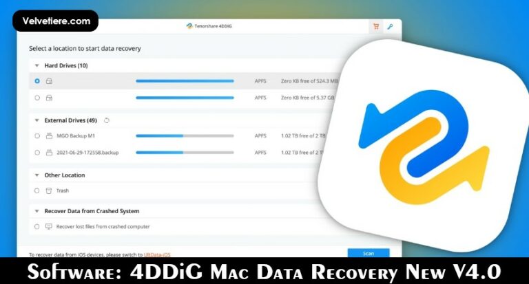 Software 4DDiG Mac Data Recovery New V4.0