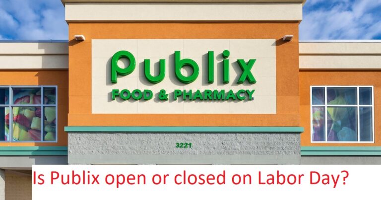 Is Publix open or closed on Labor Day?